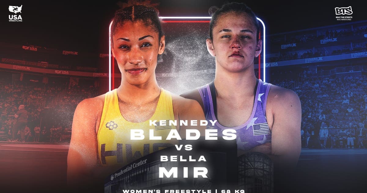 Blades, Mir Meet at 68 kg in Women's Freestyle at 2026 Final X